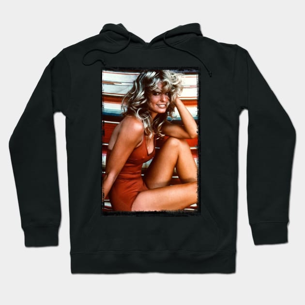 70s Farrah hot Hoodie by Don'tawayArt